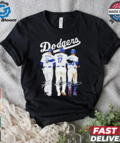 Official The Dodgers Mookie Betts Freddie Freeman And Shohei Ohtani Signatures Shirt