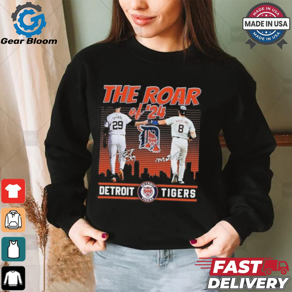 Official The Roar Of 24 Detroit Tigers Signature Shirt Official The Roar Of 24 Detroit Tigers Signature Shirt