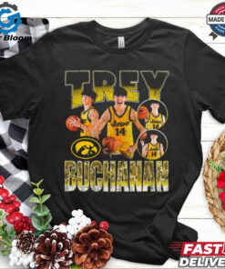 Official Trey Buchanan Iowa Hawkeyes 90s Graphic t shirt