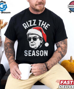 Official Trump Rizz The Season Christmas Donald Trump Rizz The Season Christmas T Shirt