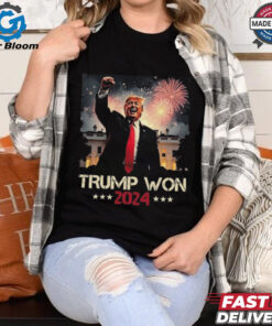 Official Trump Won 2024 President 47th Of White House Donald Trump Shirt