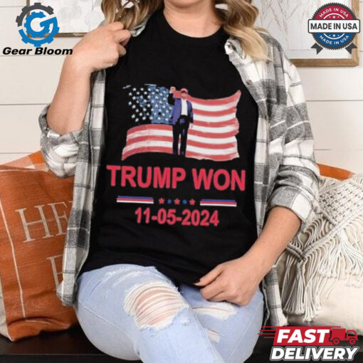 Official Trump Won November 5, 2024 Shirt
