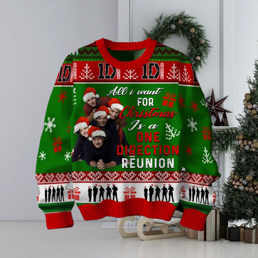 One Direction All I Want For Christmas Ugly Sweater One Direction All I Want For Christmas Ugly Sweater