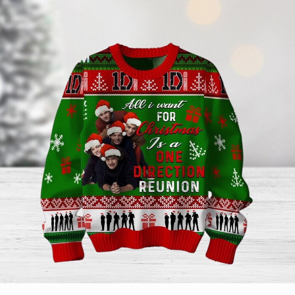 One Direction All I Want For Christmas Ugly Sweater One Direction All I Want For Christmas Ugly Sweater