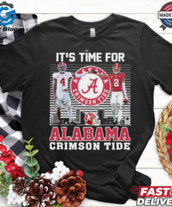 Original Ryan Williams And Jalen Milroe It’s Time For Alabama Crimson Tide Christmas shirt