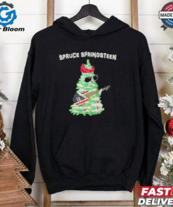 Original Spruce Springsteen Christmas Tree Playing Guitar Shirt