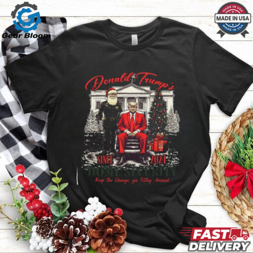 Patriot Pride Men_s Funny Trump Home Security Since 2024 Short Sleeve T Shirt
