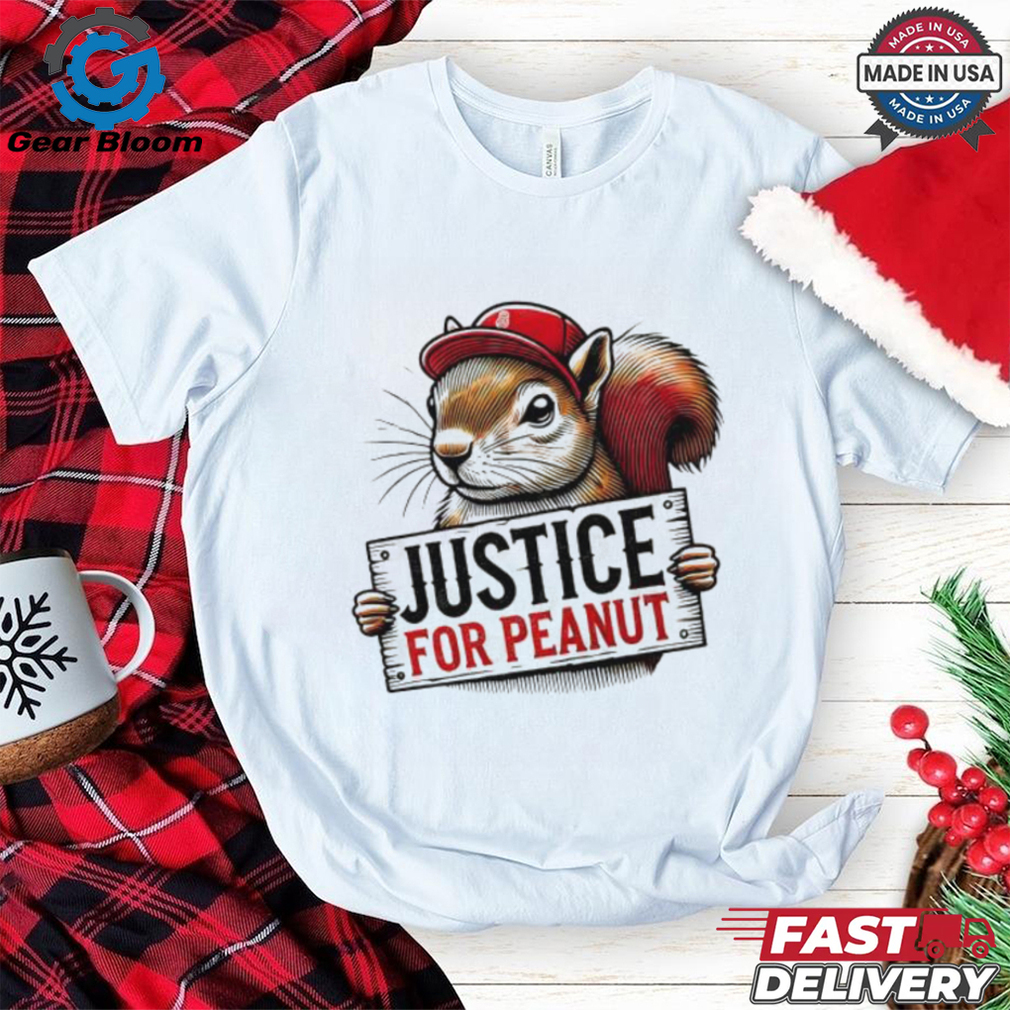 Peanut Squirrel Red Hat Justice For Peanut shirt Peanut Squirrel Red Hat Justice For Peanut shirt
