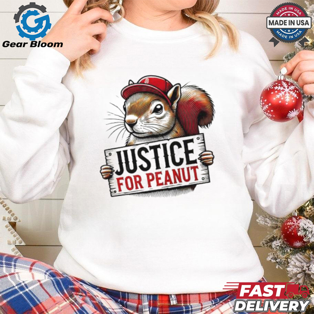 Peanut Squirrel Red Hat Justice For Peanut shirt Peanut Squirrel Red Hat Justice For Peanut shirt