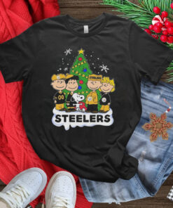 Peanuts Character X Pittsburgh Steelers Merry Christmas 2024 Shirt