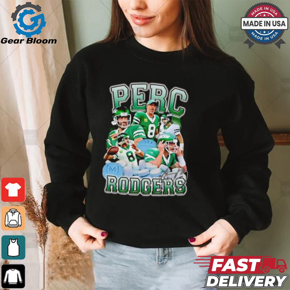 Perc Rodgers New York Jets graphic shirt Perc Rodgers New York Jets graphic shirt