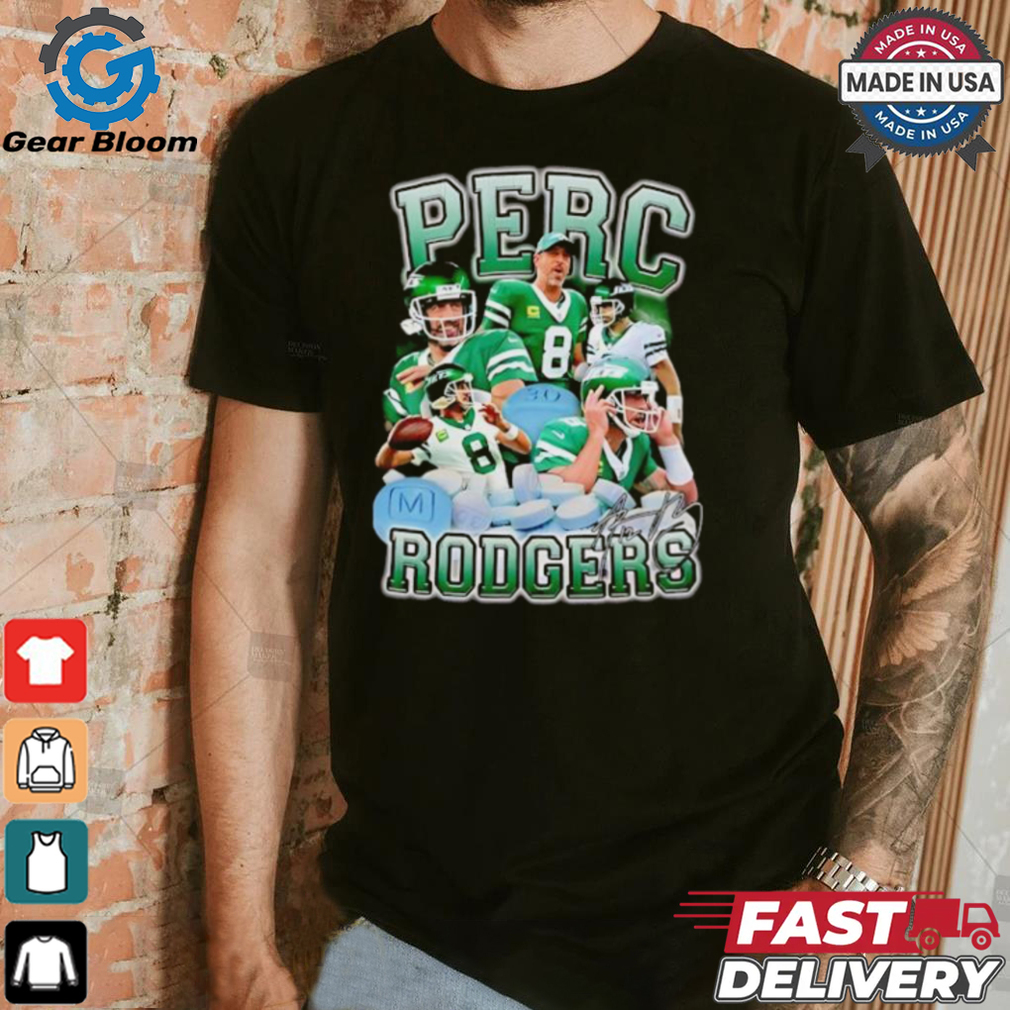 Perc Rodgers New York Jets graphic shirt Perc Rodgers New York Jets graphic shirt