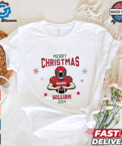 Personalized Football Player Christmas shirt
