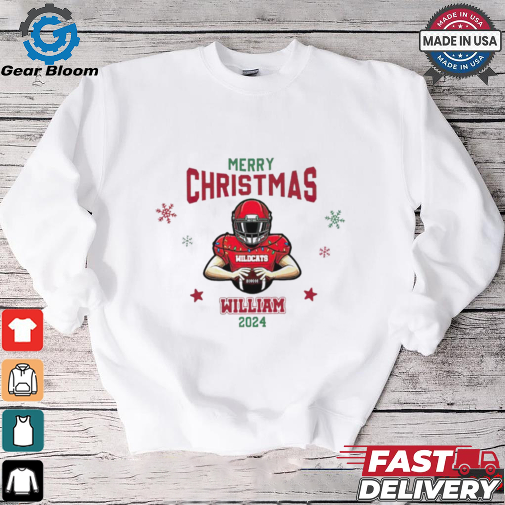Personalized Football Player Christmas shirt Personalized Football Player Christmas shirt