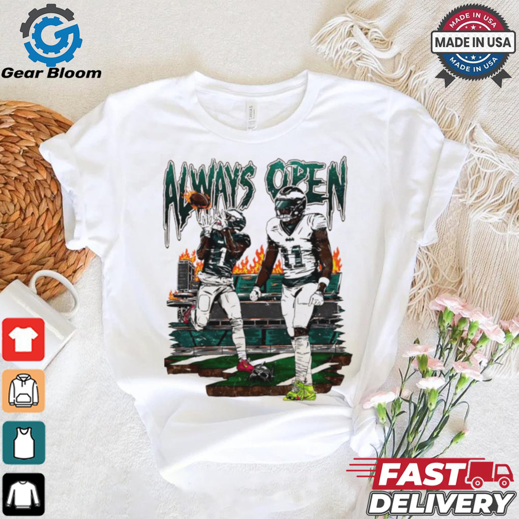 Philadelphia Eagles AJ Brown stadium graphic shirt Philadelphia Eagles AJ Brown stadium graphic shirt