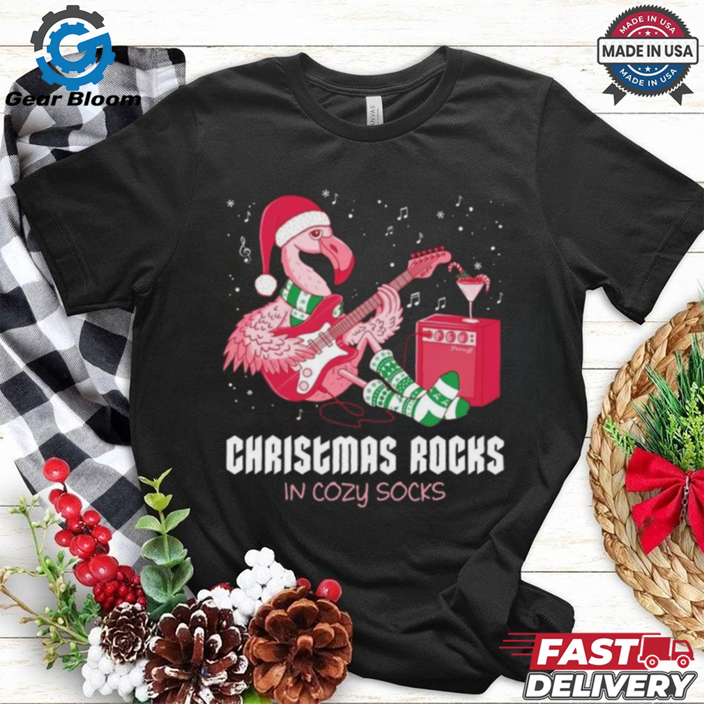 Rockin’ Flamingo Christmas Cozy Vibes Christmas 2024 Shirt Rockin’ Flamingo Christmas Cozy Vibes Christmas 2024 Shirt