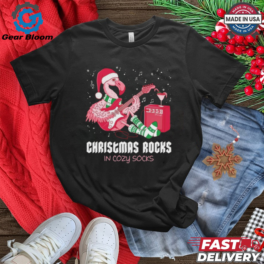 Rockin’ Flamingo Christmas Cozy Vibes Christmas 2024 Shirt Rockin’ Flamingo Christmas Cozy Vibes Christmas 2024 Shirt