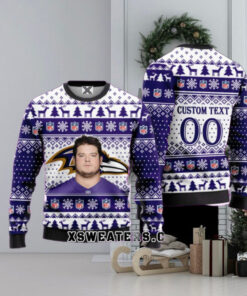 Roger Rosengarten Baltimore Ravens Football Christmas Sweaters