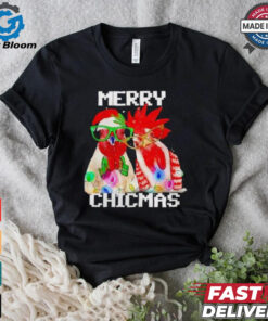 Rooster Santa Merry Chicmas shirt