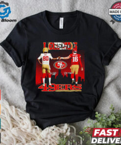 San Francisco 49ers Rice and Montana Legends skyline shirt