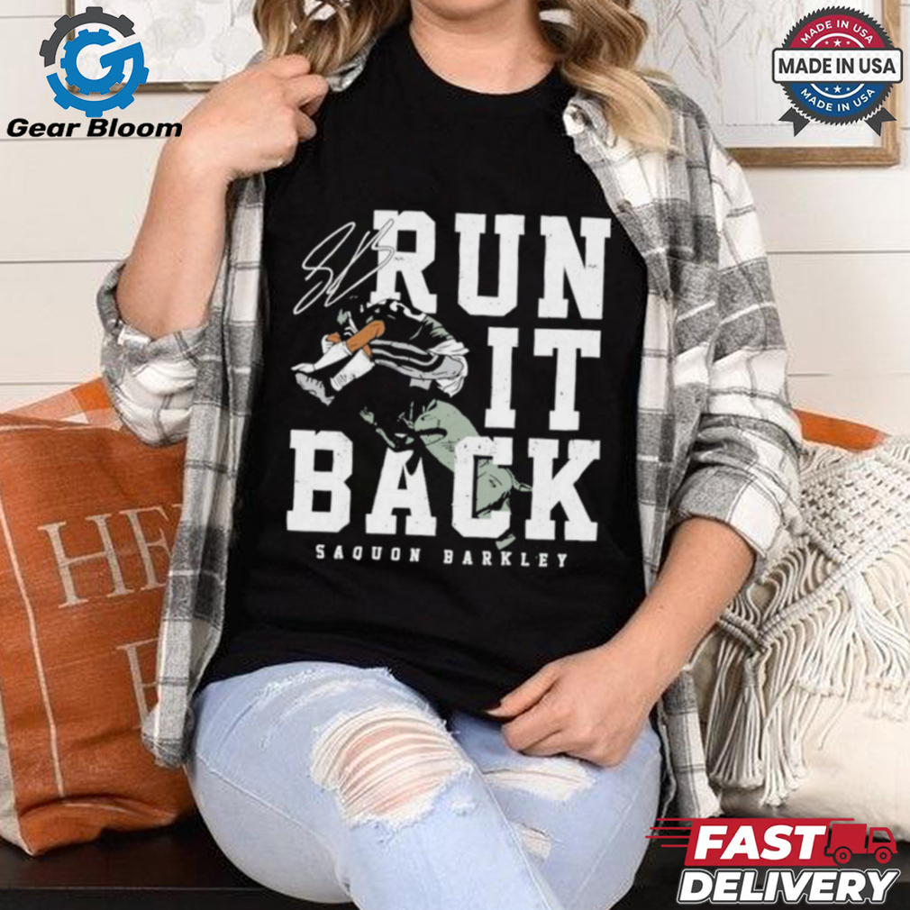 Saquon Barkley Hurdle Over Jaguars Run It Back T Shirt Saquon Barkley Hurdle Over Jaguars Run It Back T Shirt