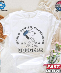 Snoopy World Series Champions Los Angeles Dodgers MLB 2024 t shirt