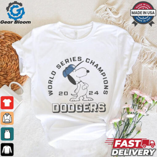 Snoopy World Series Champions Los Angeles Dodgers MLB 2024 t shirt