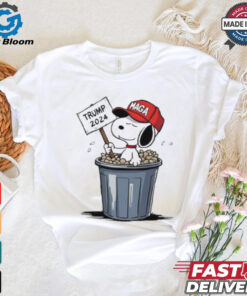 Snoopy in the trash hat MAGA Trump 2024 shirt