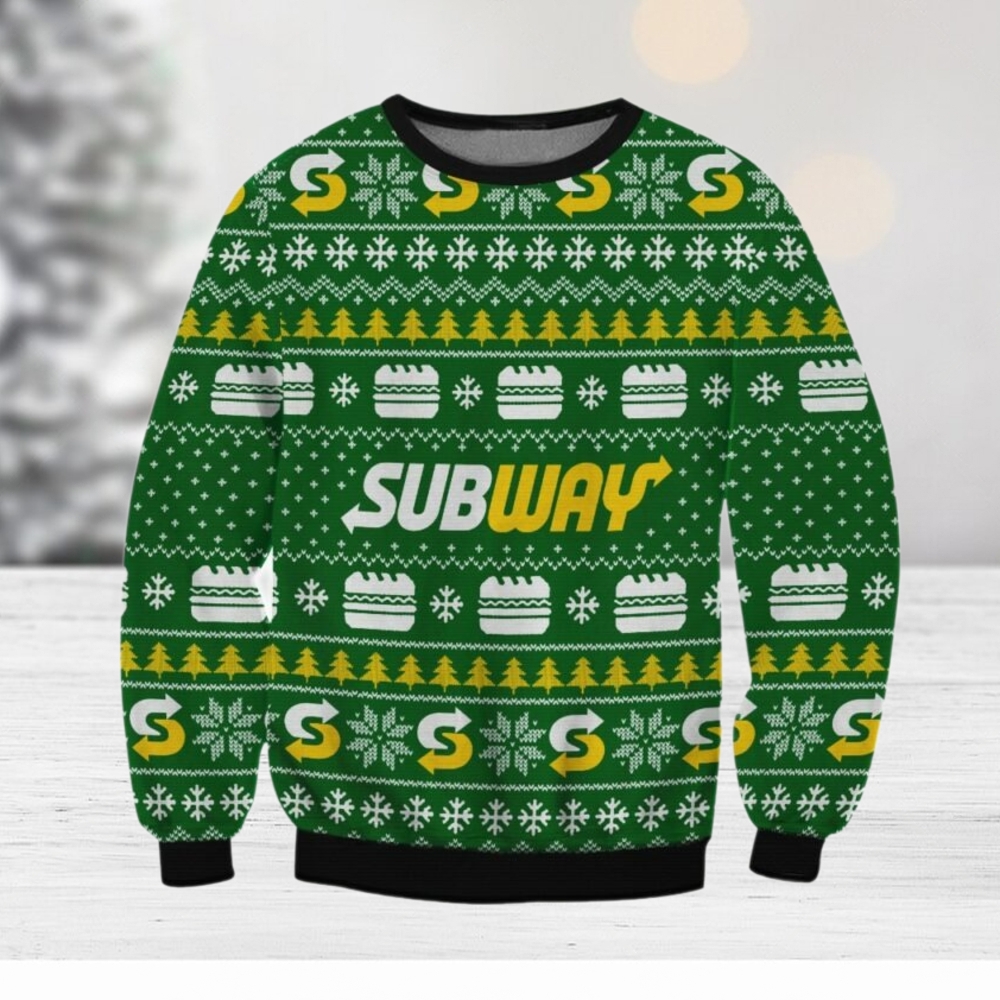 Subway Christmas Sweater Subway Christmas Sweater