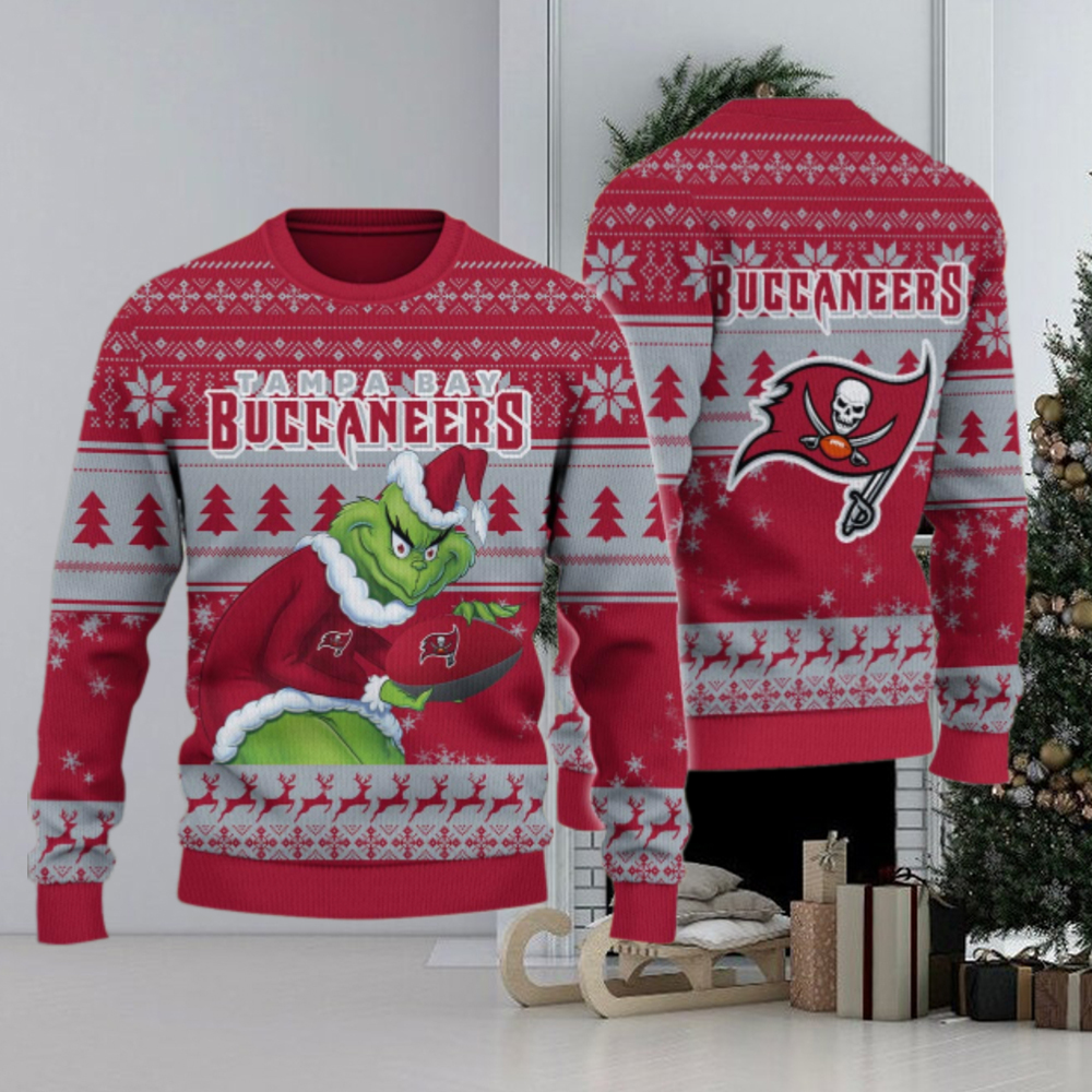 Tampa Bay Buccaneers Grinch Ugly Christmas Sweater Tampa Bay Buccaneers Grinch Ugly Christmas Sweater