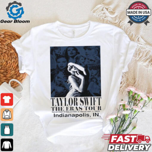 Taylor Swift The Eras Tour At Lucas Oil Stadium In Indianapolis IN On Nov 1 3 2024 T Shirt