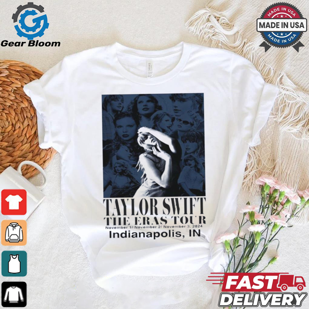 Taylor Swift The Eras Tour At Lucas Oil Stadium In Indianapolis IN On Nov 1 3 2024 T Shirt Taylor Swift The Eras Tour At Lucas Oil Stadium In Indianapolis IN On Nov 1 3 2024 T Shirt