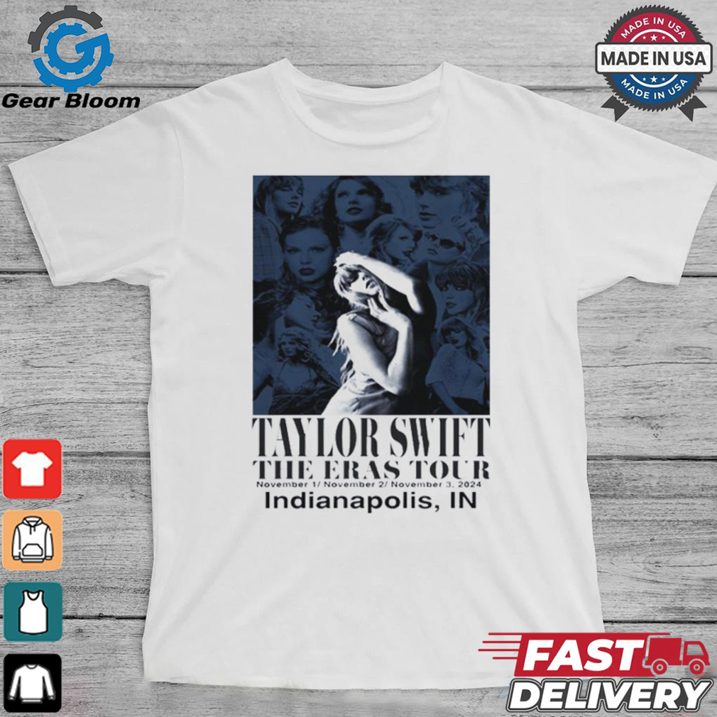 Taylor Swift The Eras Tour At Lucas Oil Stadium In Indianapolis IN On Nov 1 3 2024 T Shirt Taylor Swift The Eras Tour At Lucas Oil Stadium In Indianapolis IN On Nov 1 3 2024 T Shirt