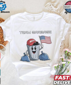 Team Garbage MAGA Trash Can Flag Shirt