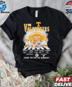 Tennessee Volunteers Rocky Top 1891 2024 Thank You For The Memories Signatures Shirt