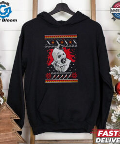 Terrifier winter killerland ugly Christmas shirt