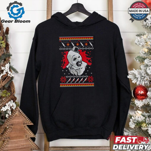 Terrifier winter killerland ugly Christmas shirt