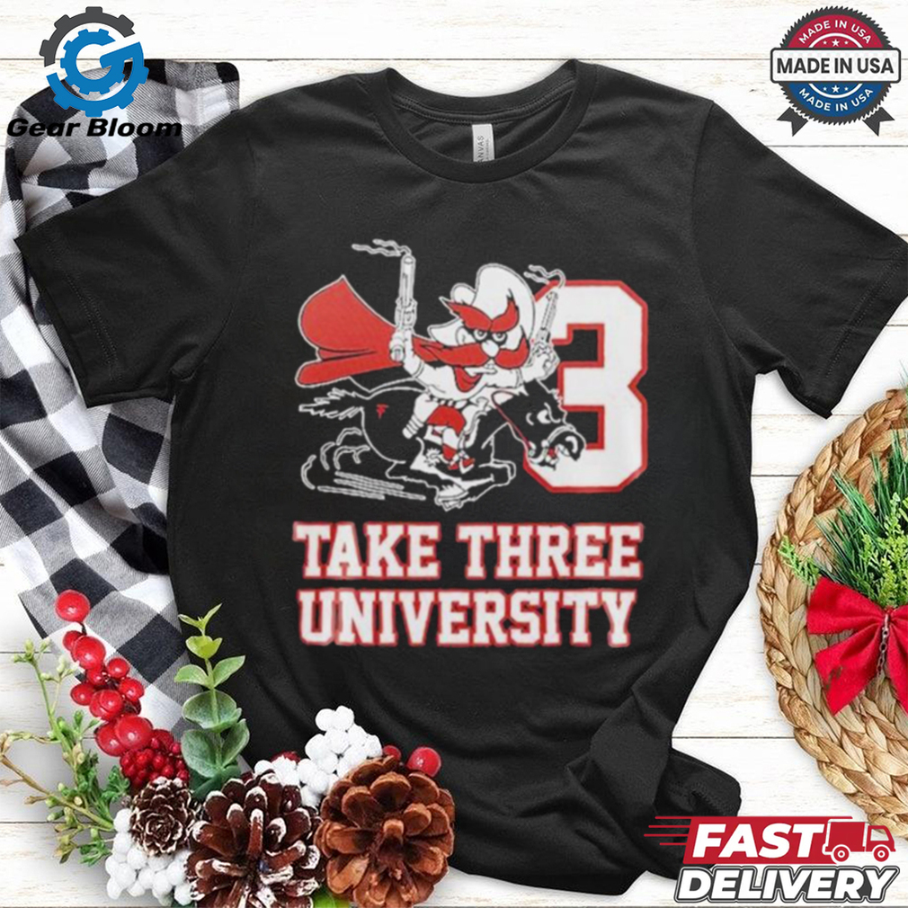 Texas Tech Red Raiders Take Three University Wreck’em T Shirt Texas Tech Red Raiders Take Three University Wreck’em T Shirt