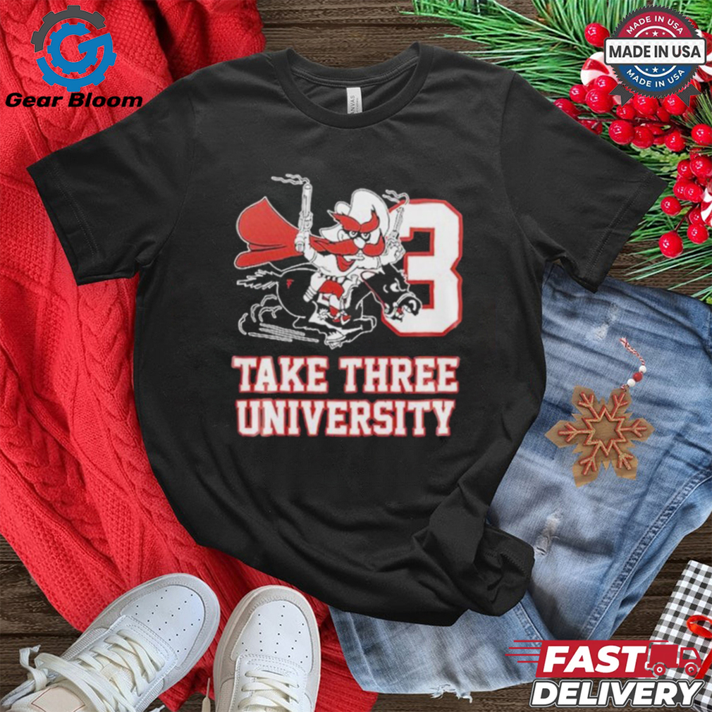 Texas Tech Red Raiders Take Three University Wreck’em T Shirt Texas Tech Red Raiders Take Three University Wreck’em T Shirt