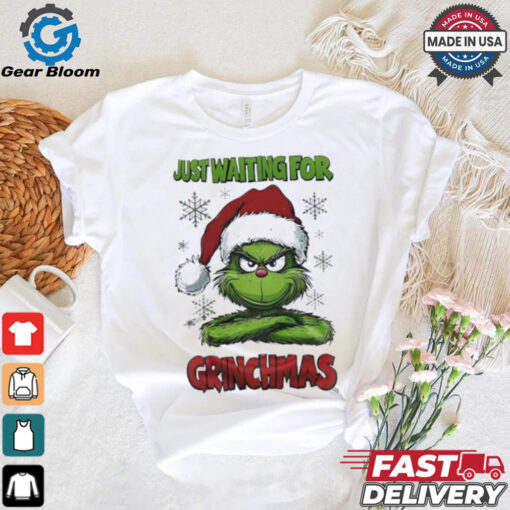 The Grinch just waiting for Grinchmas X Mas 2024 shirt