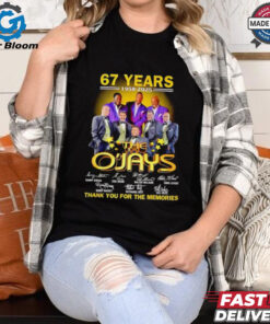 The O’Jays 67 years 1958 2025 thank you for the memories signature shirt