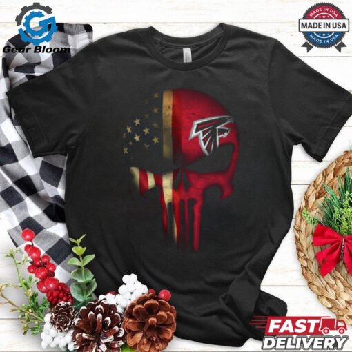 The Punisher Skull Flag Atlanta Falcons T Shirt