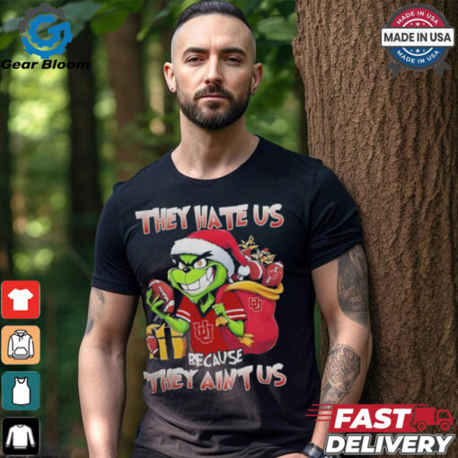 They Hate Us Because They Ain’t Us Grinch Vs Utah Utes Football Christmas Shirt