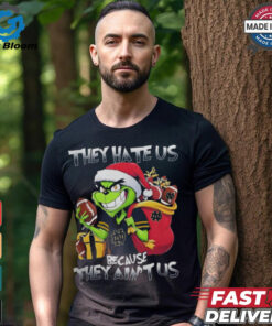 They Hate Us Because They Ain’t Us Grinch X Notre Dame Fighting Irish Christmas 2024 Shirt