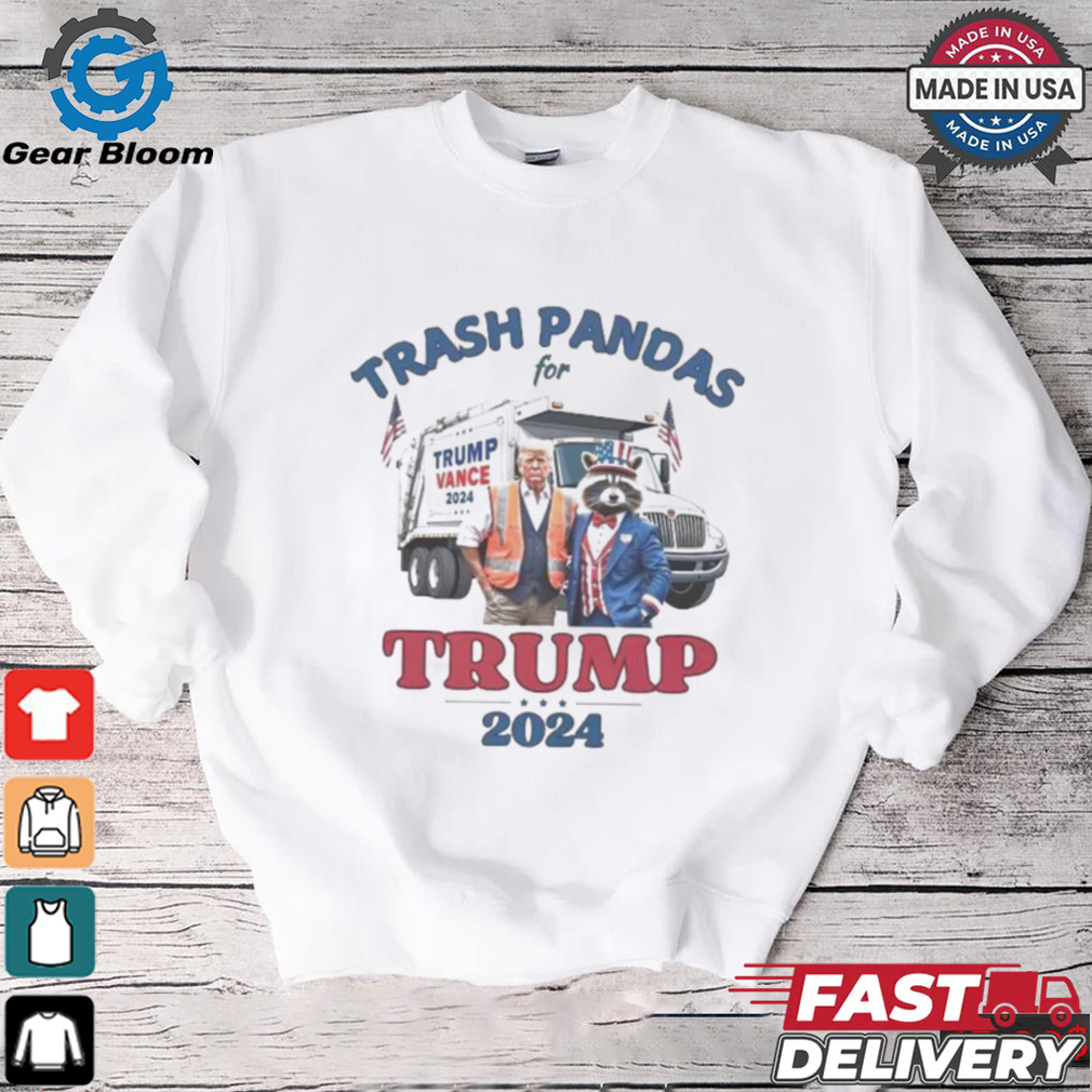 Trash pandas for Trump 2024 shirt Trash pandas for Trump 2024 shirt