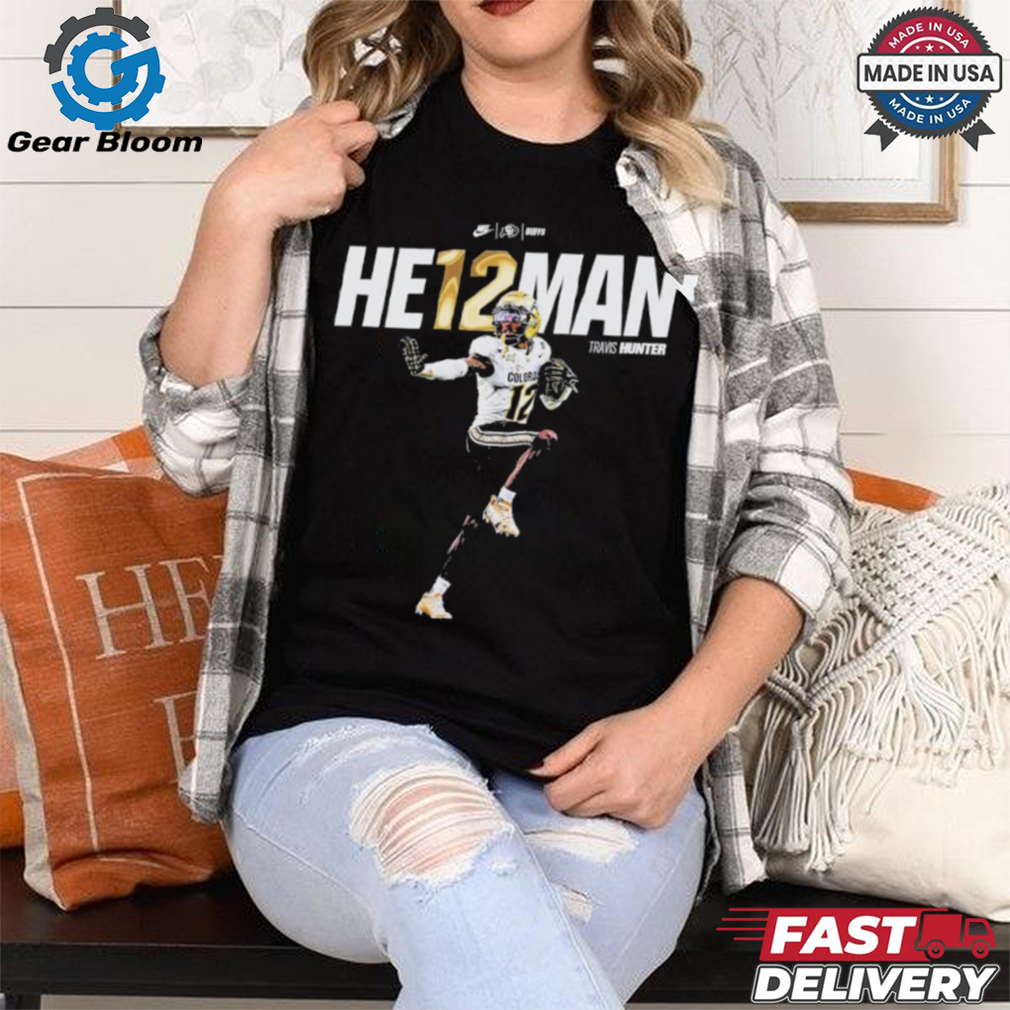 Travis Hunter He12man Colorado Buffaloes Football 2024 season shirt Travis Hunter He12man Colorado Buffaloes Football 2024 season shirt