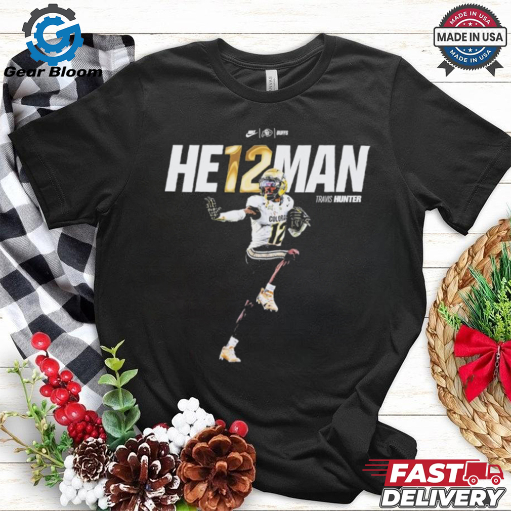 Travis Hunter He12man Colorado Buffaloes Football 2024 season shirt Travis Hunter He12man Colorado Buffaloes Football 2024 season shirt