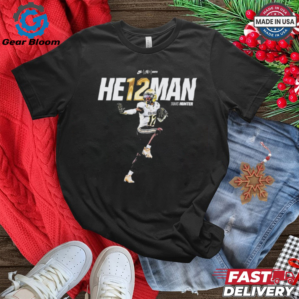 Travis Hunter He12man Colorado Buffaloes Football 2024 season shirt Travis Hunter He12man Colorado Buffaloes Football 2024 season shirt