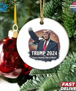 Trump 2024 Eagle Victory Secured Time to Work Shirt