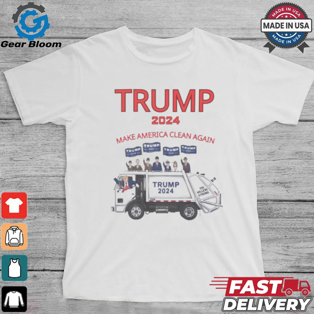 Trump 2024 garbage truck make America clean again shirt Trump 2024 garbage truck make America clean again shirt